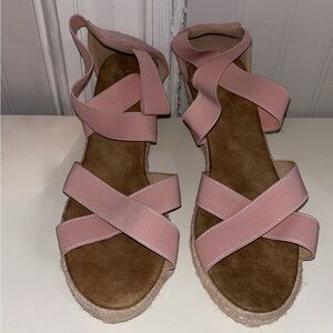 Pink Strappy Sandals